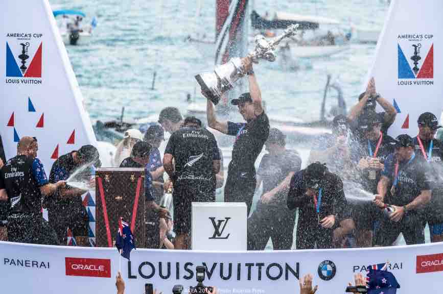 Emirates Team New Zealand win the 35th America’s Cup beating defending champions Team USA