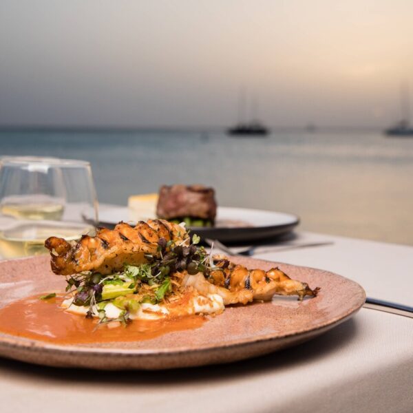Dining by the sea Aruba