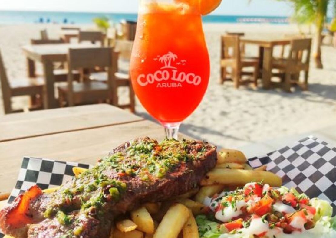 Coco Loco Beach Bar & Restaurant in Aruba 