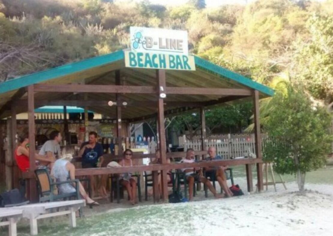 B-Line Beach Bar in bvi 